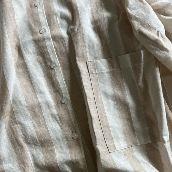 Et Tigre Asymmetrical Button Down Shirt, EMERGENCY SALE: PRICE FIRM - Picture 13 of 16